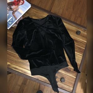Large black bodysuit